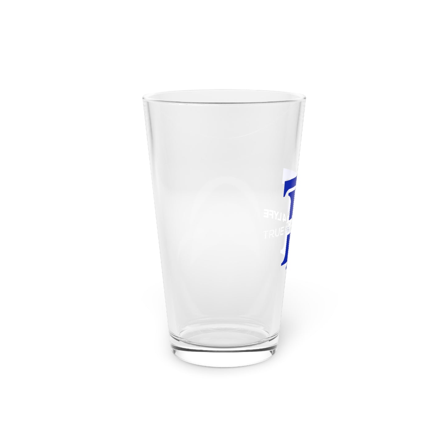 True Hustler 4 Lyfe Pint Glass, 16oz