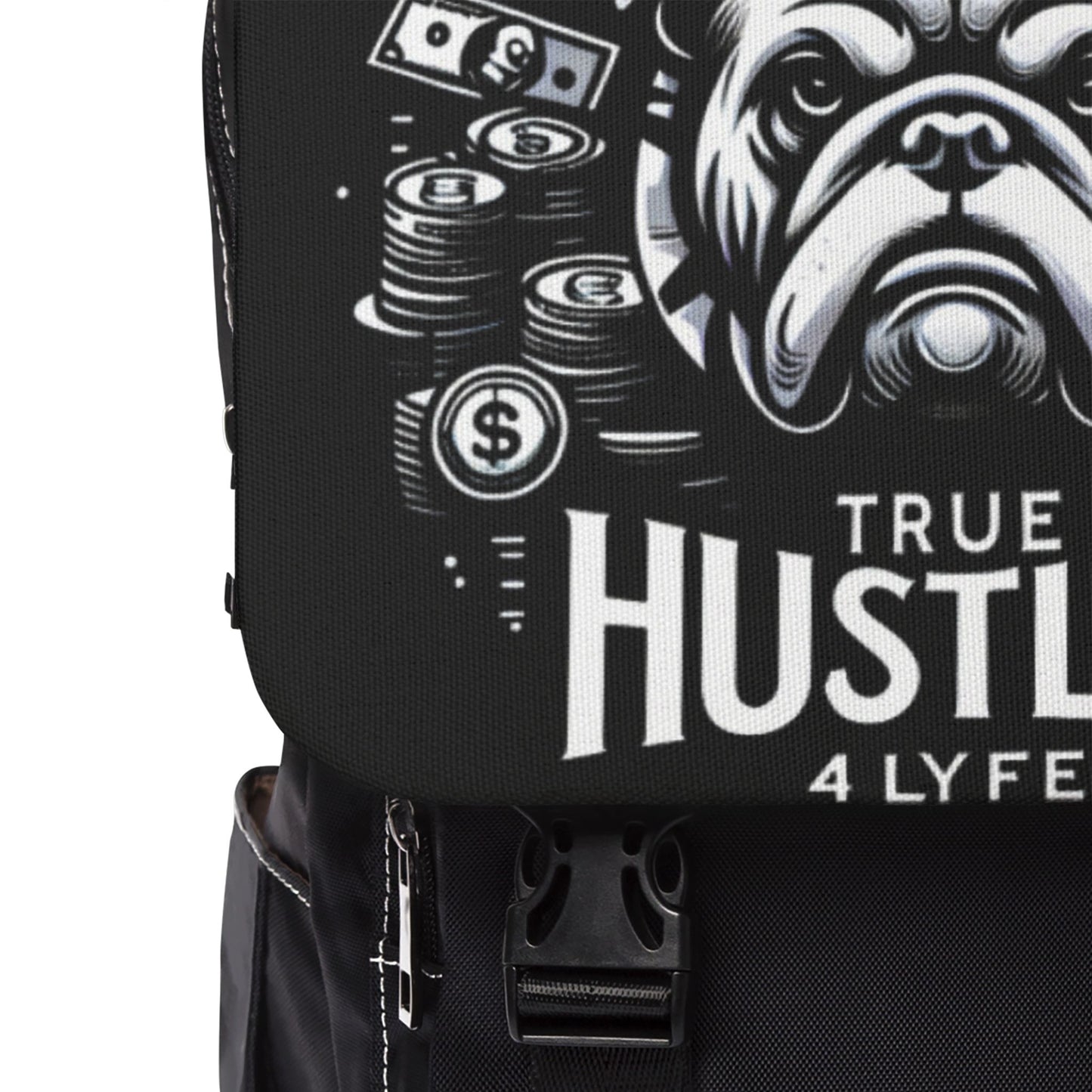 TH4L "Loyal Hustler" Unisex Shoulder Backpack – Stay Locked Into Your Dreams