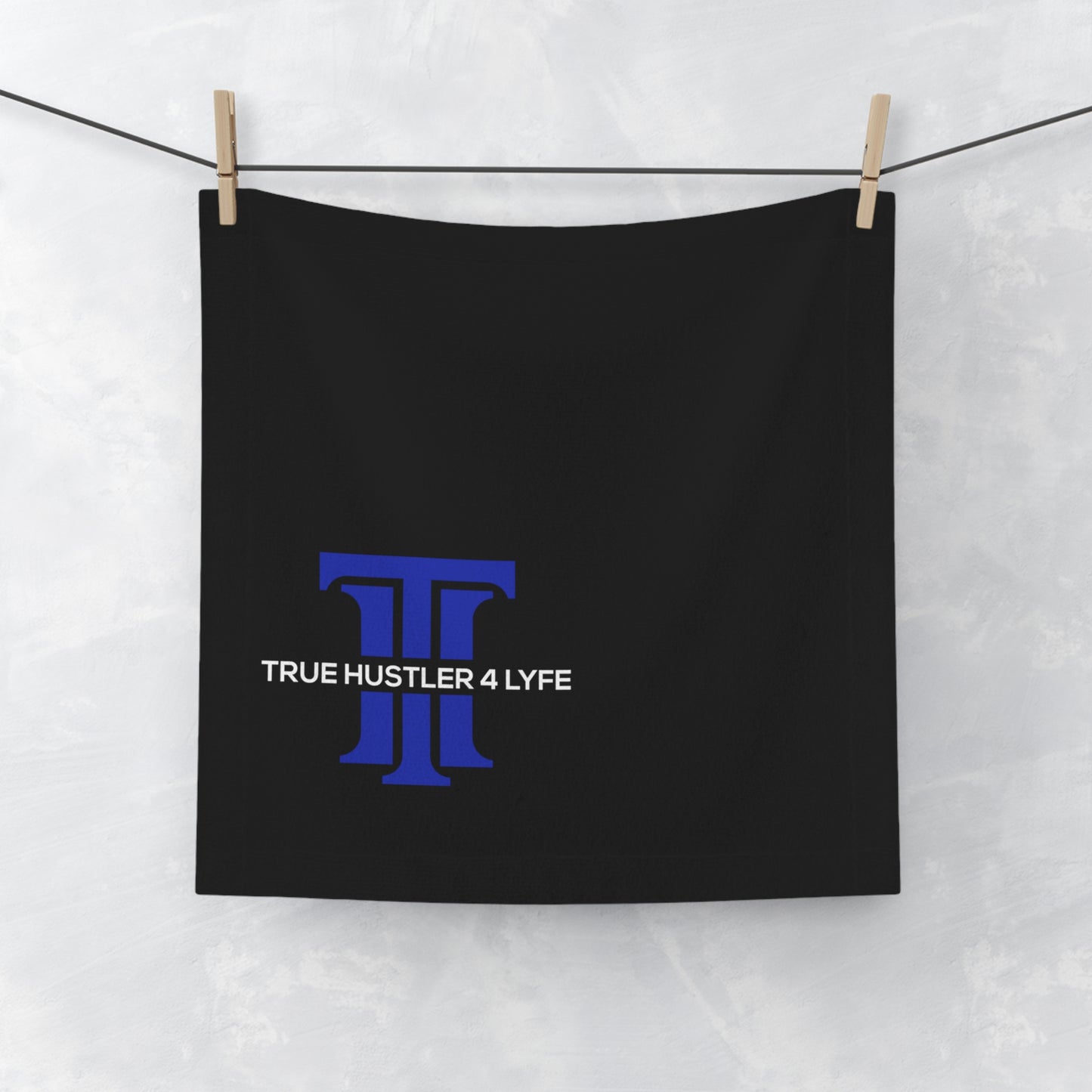 True Hustler 4 Lyfe Inspirational Face Towel