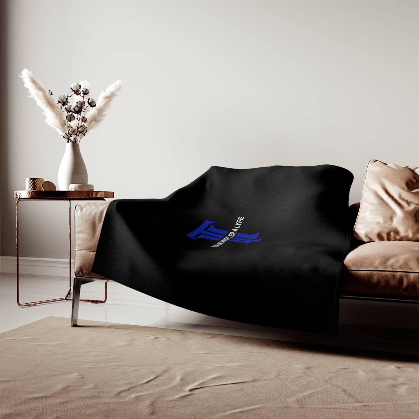 True Hustler 4 Lyfe Cozy Entrepreneurial Sweatshirt Blanket