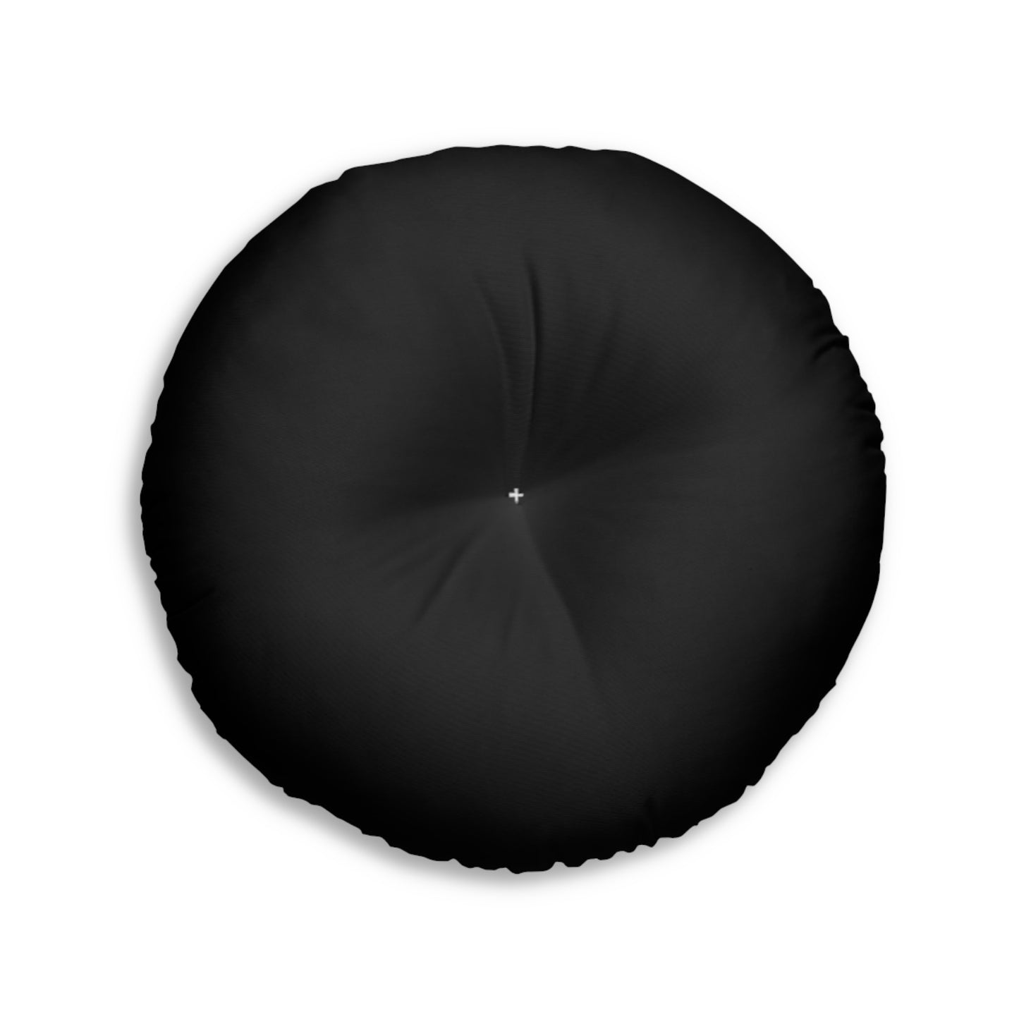 True Hustler 4 Lyfe Luxe Round Tufted Floor Pillow,
