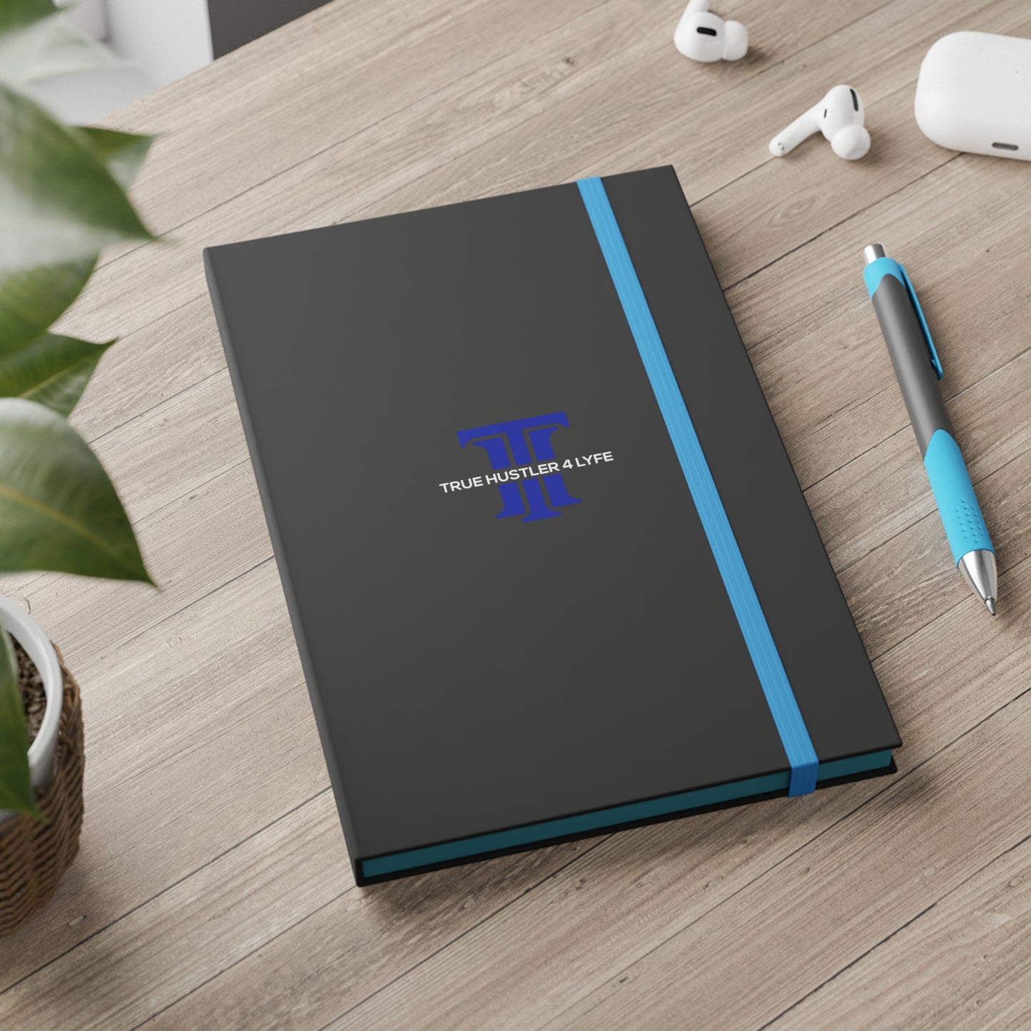 True Hustler 4 Lyfe Color Contrast Ruled Notebook