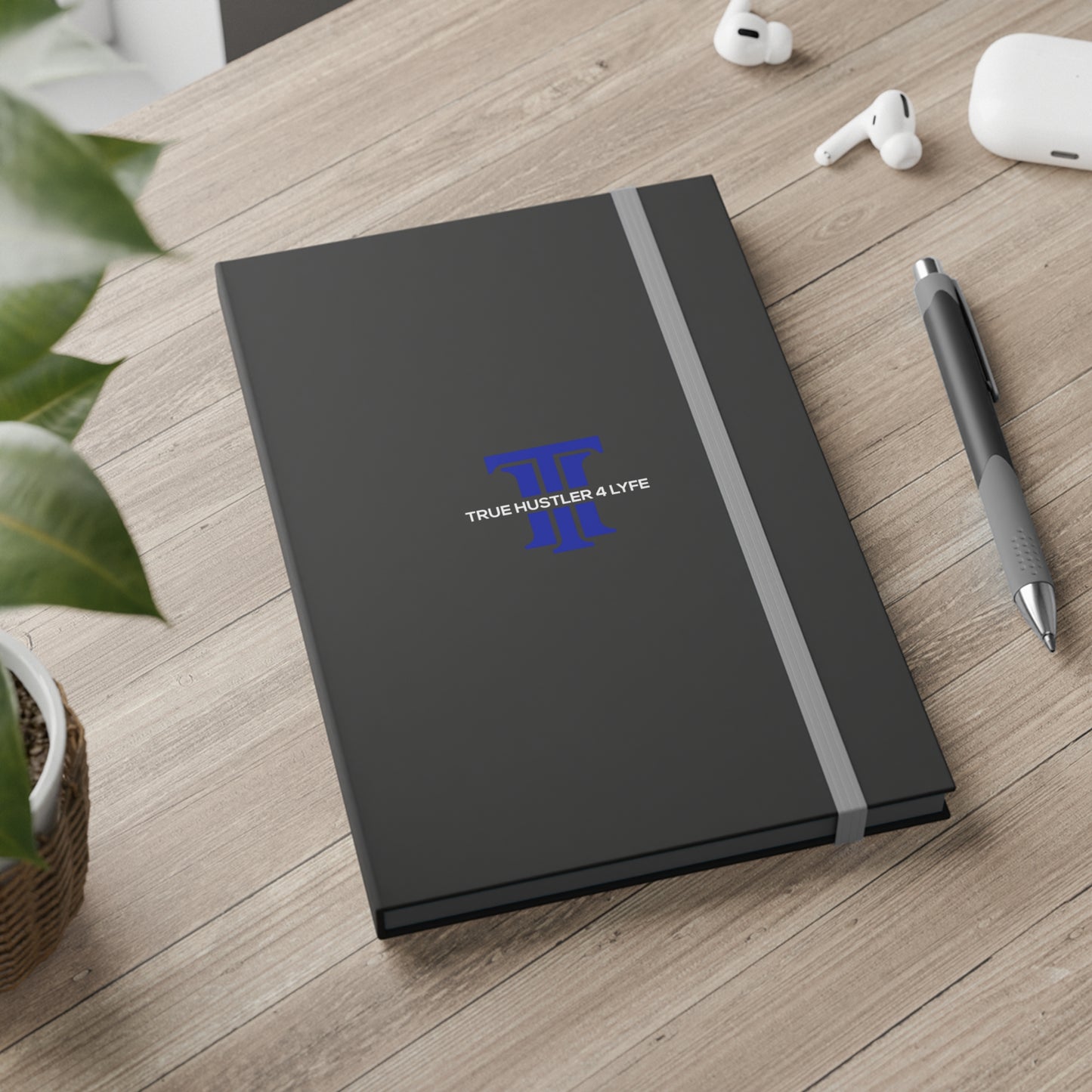 True Hustler 4 Lyfe Color Contrast Ruled Notebook