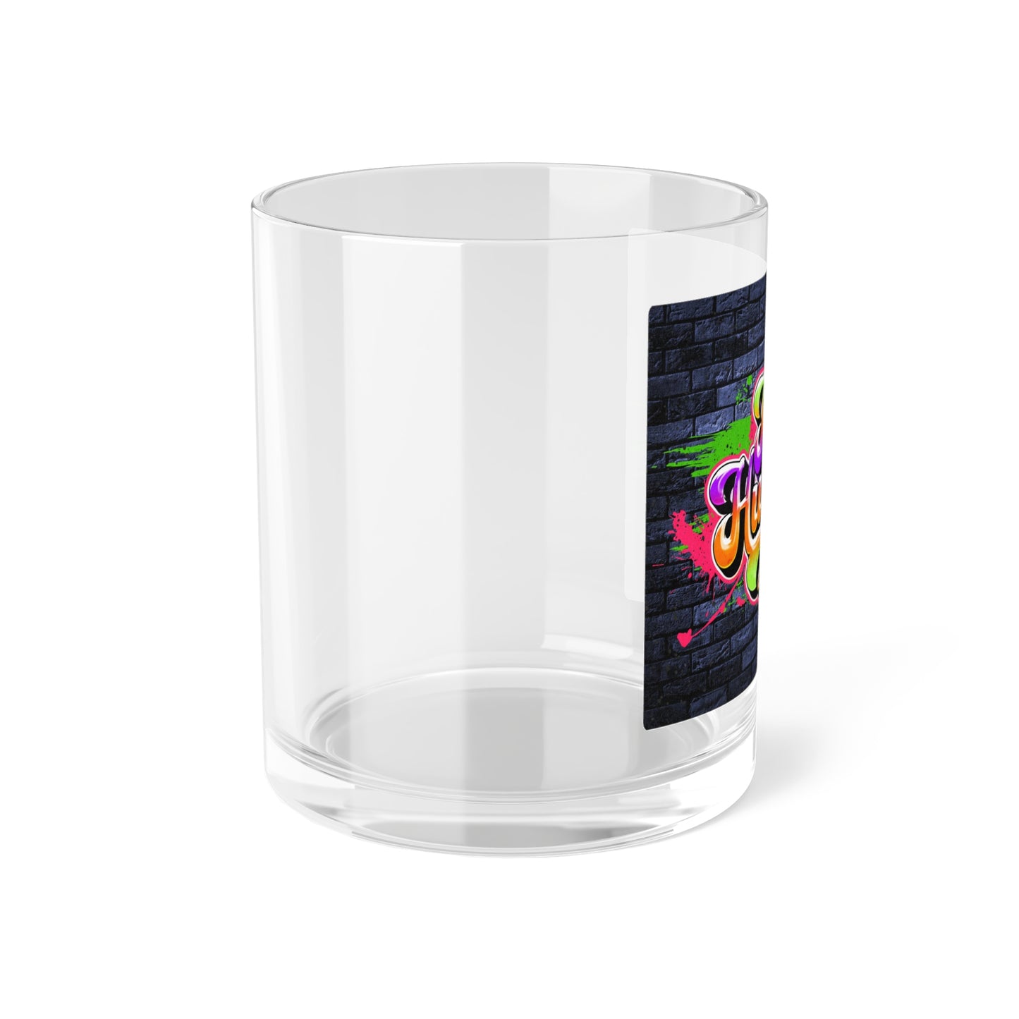 True Hustler 4 Lyfe 10 oz 80's Theme Bar Glass