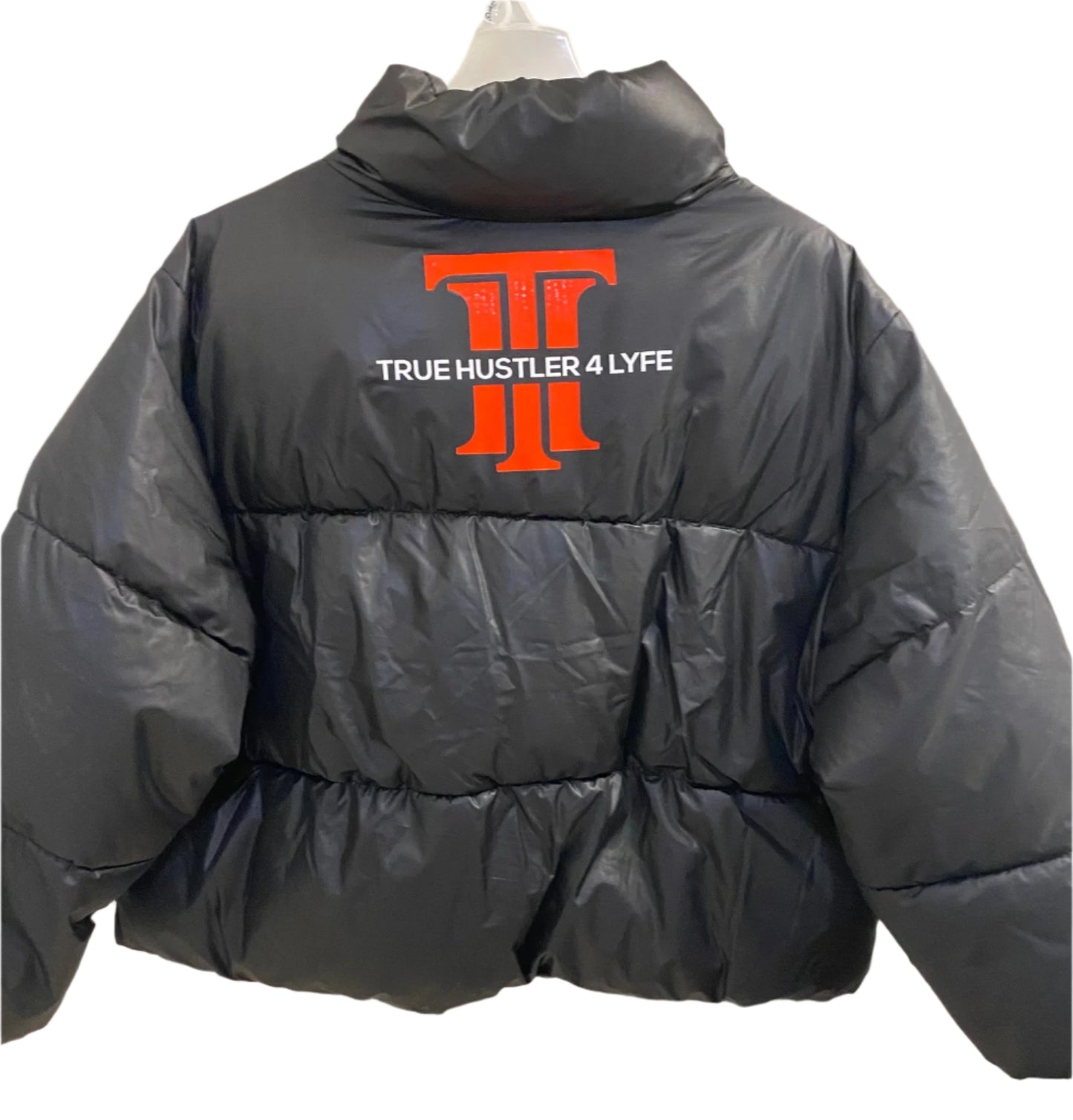 TH4L: Elite Cropped Puffer Jacket for Women (Plus-Size)