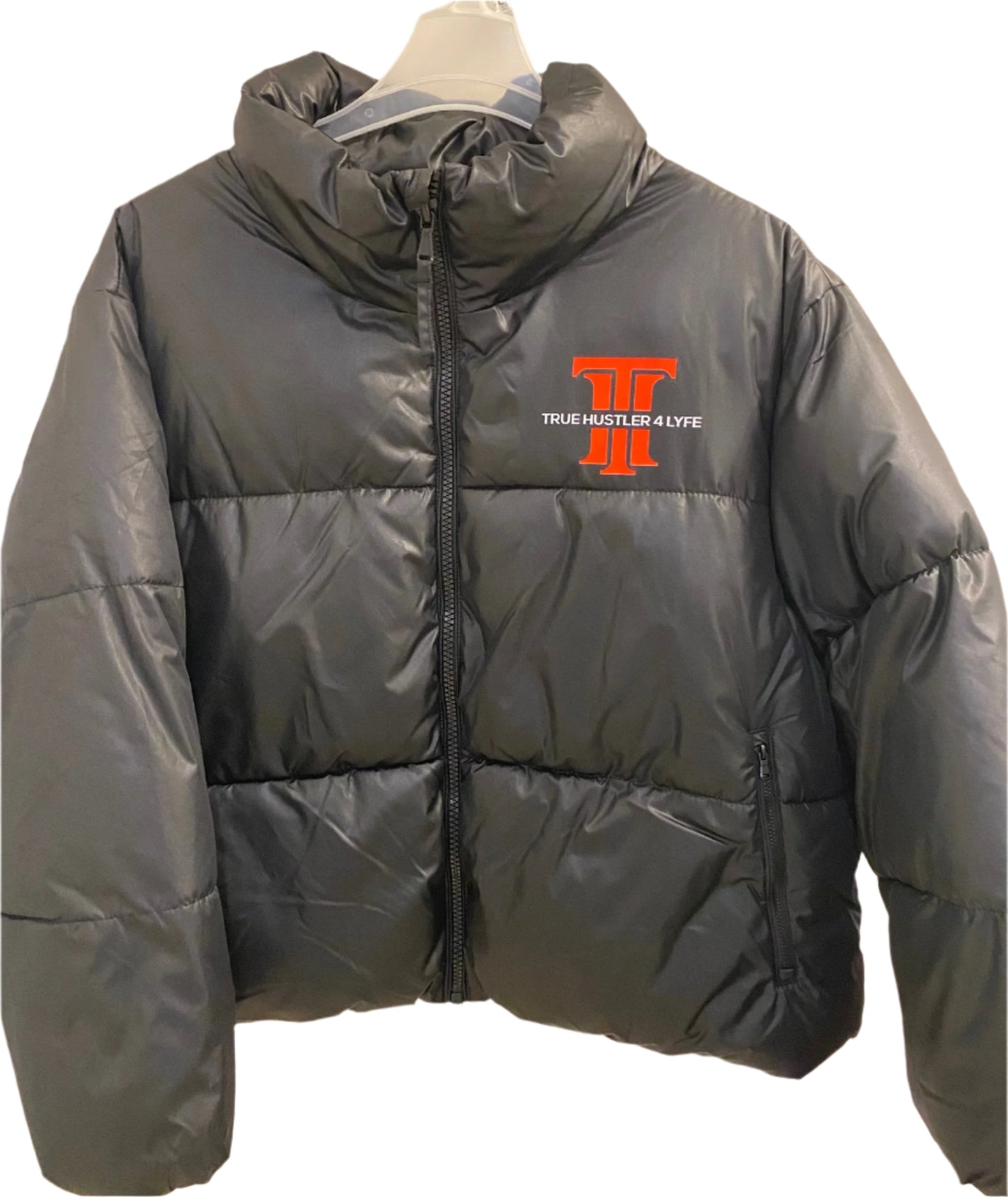 TH4L: Elite Cropped Puffer Jacket for Women (Plus-Size)