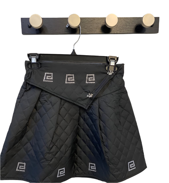 Luxury Girls Black Rhinestone Jacket & Skirt Set – TH4L Vault Collection (Size 12)