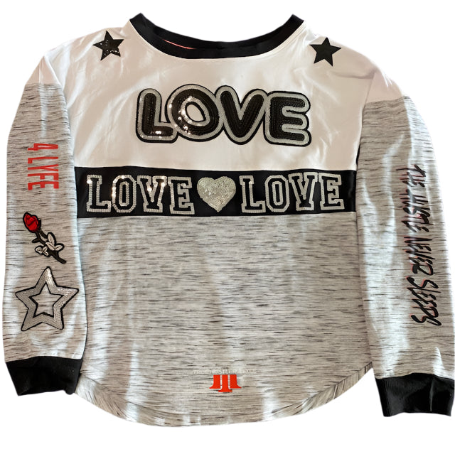 TH4L Kids Size 10/12"Love" Custom Top