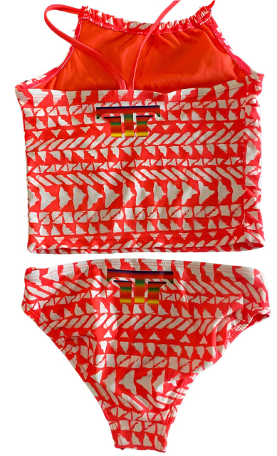 Peach Blossom Girls' Size 4/5 Two-Piece Swimsuit