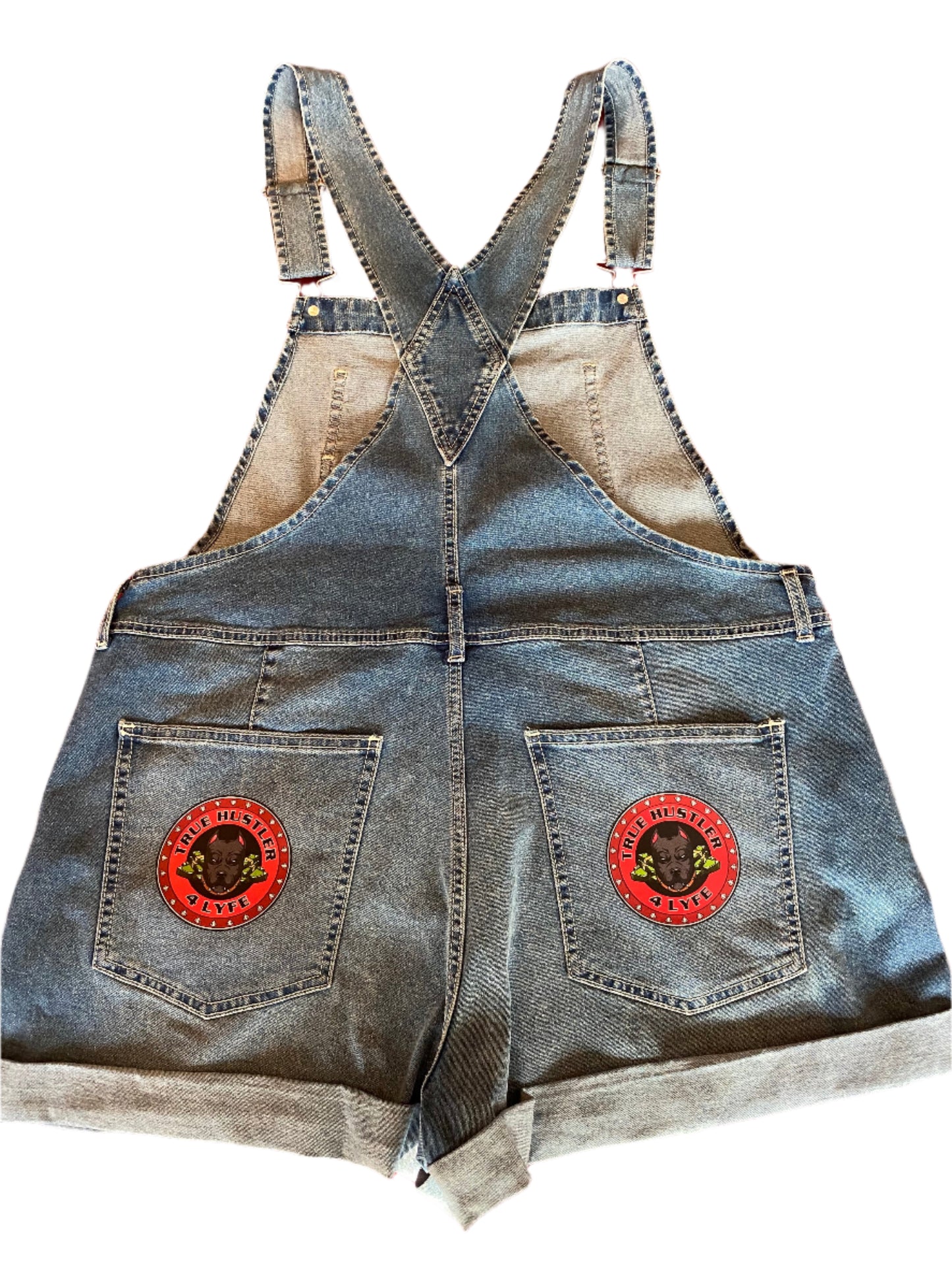 Title: Retro Chic TH4L Lightwash 80's Shortalls- Size 15-17 Juniors