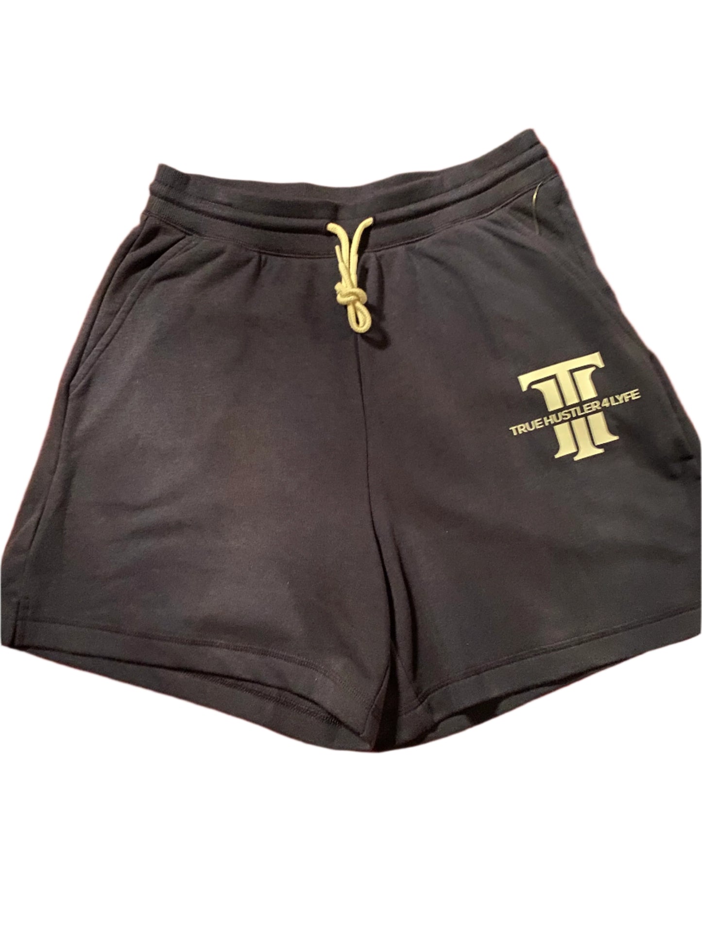 Cozy Chic - TH4L Women's Blue Fleece Shorts with White Logo