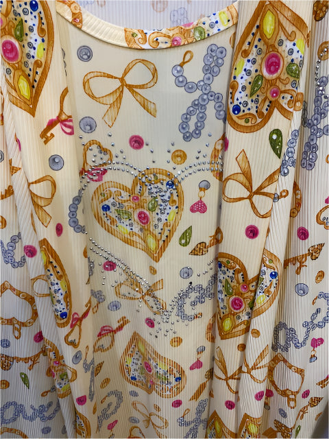 Golden Elegance Luxury Robe and Gown Set – Yellow with Jewel Accents