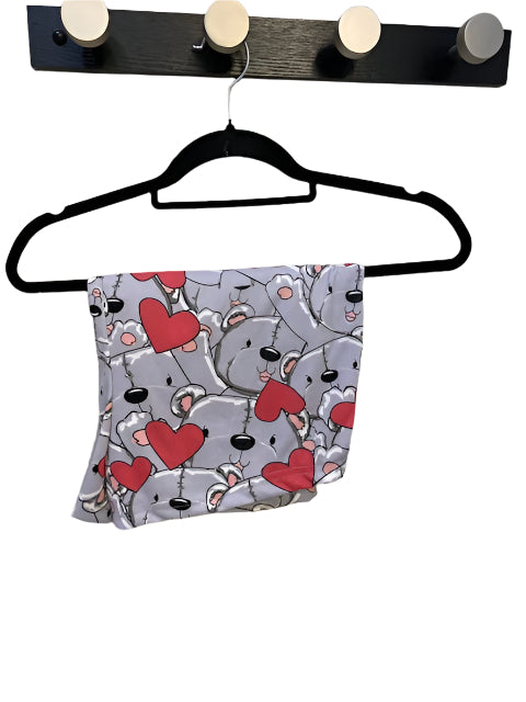 Panda Charm 2-Piece Short Set – Grey