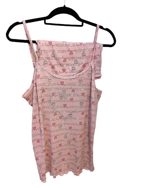 Sweetheart Comfort 2-Piece Pajama Set – Pink with Hearts