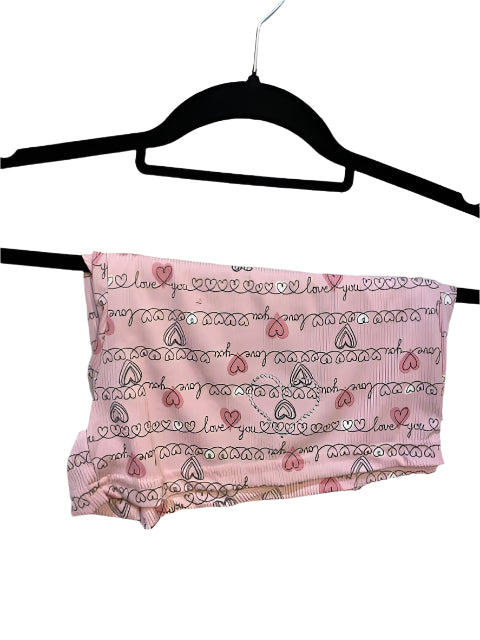 Sweetheart Comfort 2-Piece Pajama Set – Pink with Hearts
