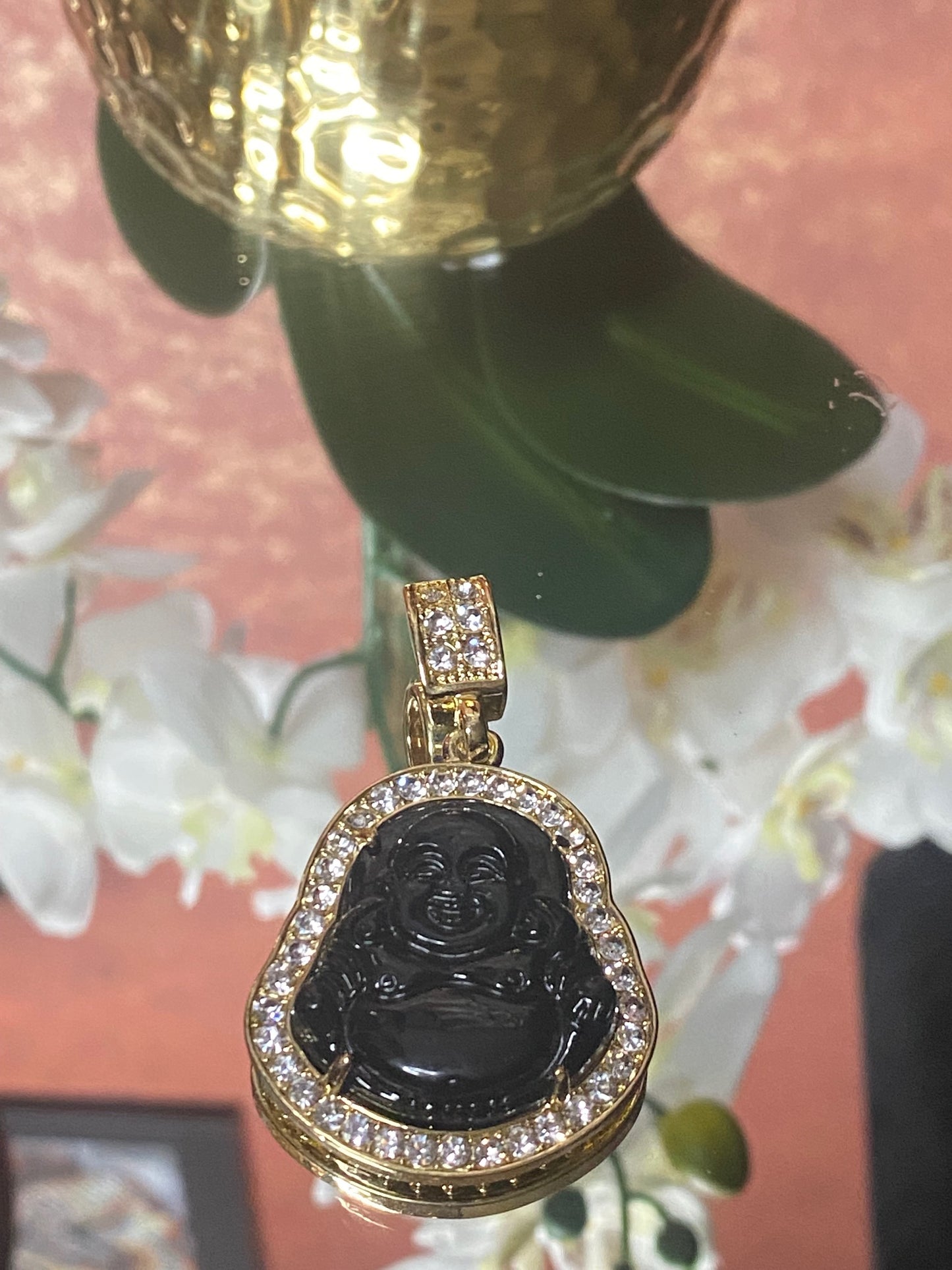 Red Buddah Pendant – Waterproof & Hypoallergenic