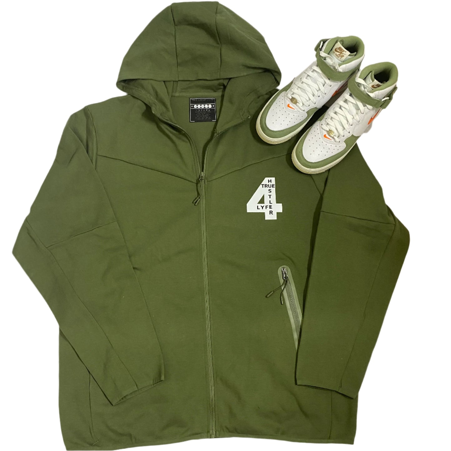 Olive Green Unisex Tech Tracksuit – "What's 4 U is 4 U!"