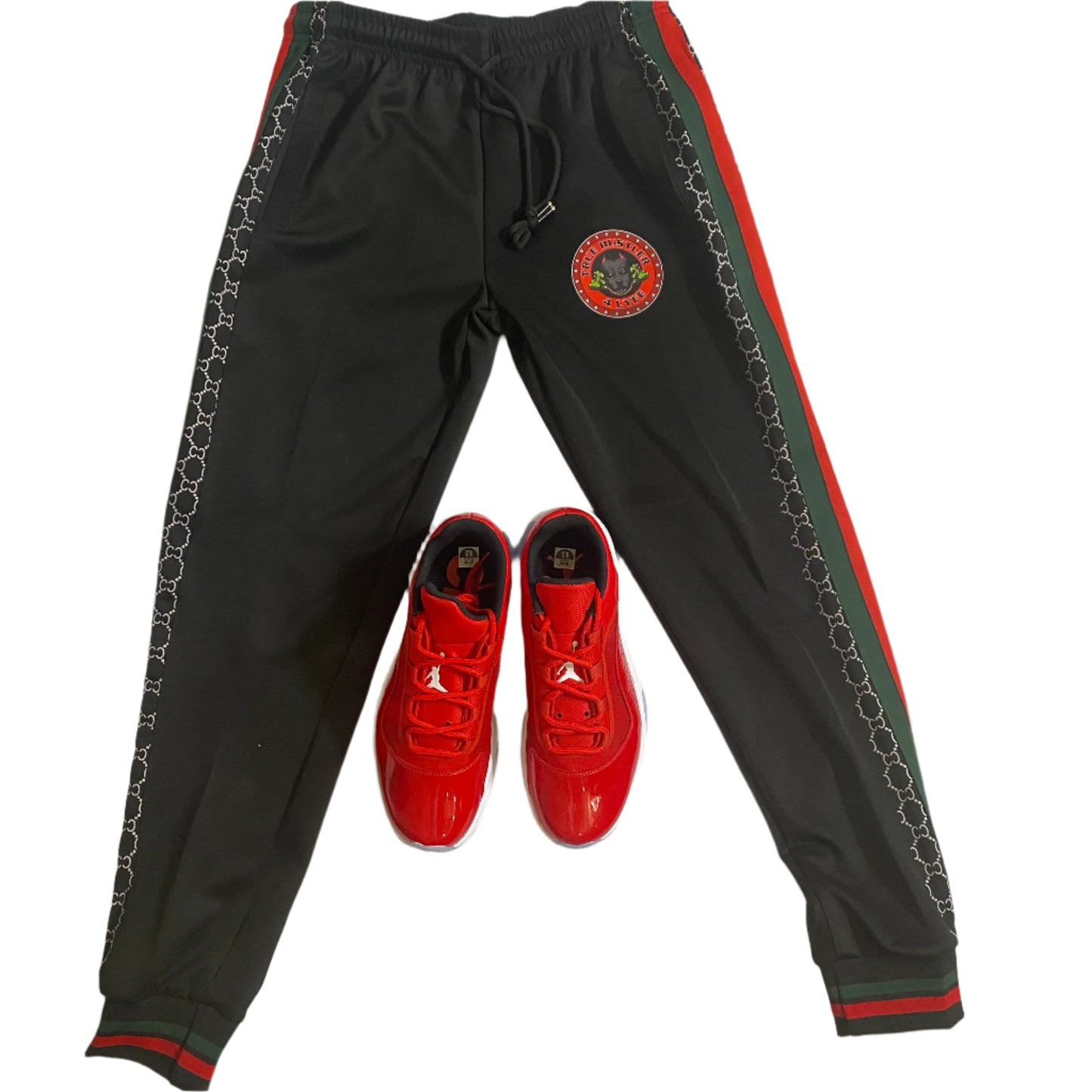 Black Luxury 2-Piece Jogging Suit