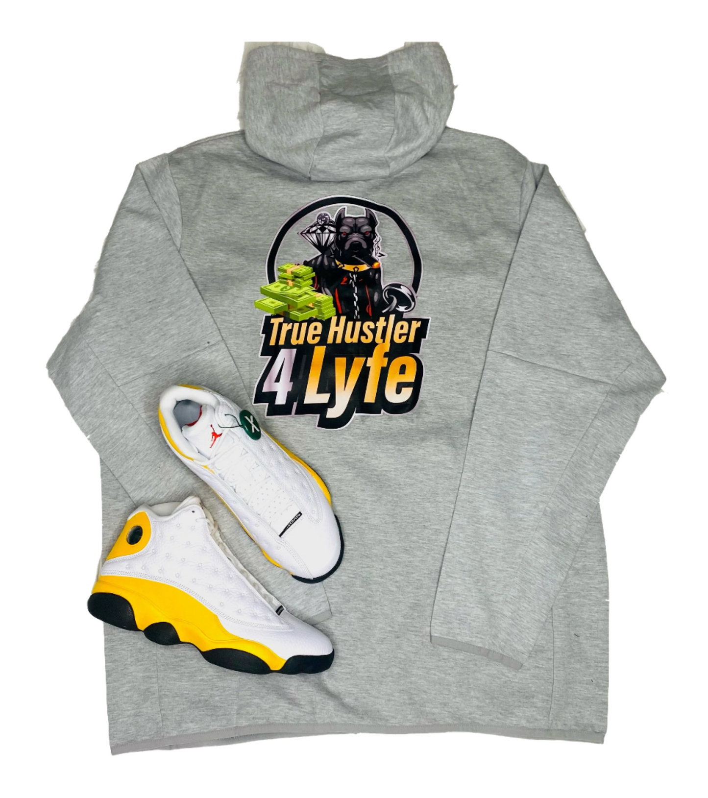 Light Grey TH4L "Original" Logo Tech Jogging Suit (2-Piece)