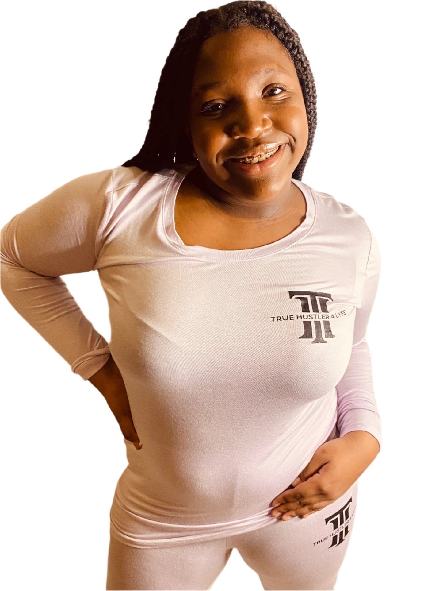 "Indulge in Comfort: Women's Lavender Knit 2 Piece Luxury Pajama Set" ( Medium)
