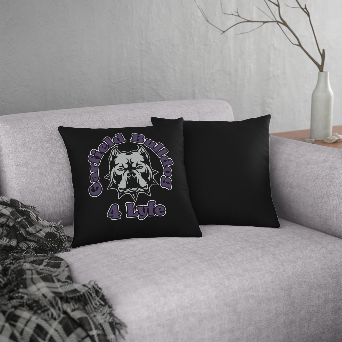 Garfield Bulldog 4 Lyfe Waterproof Home Decor Pillow