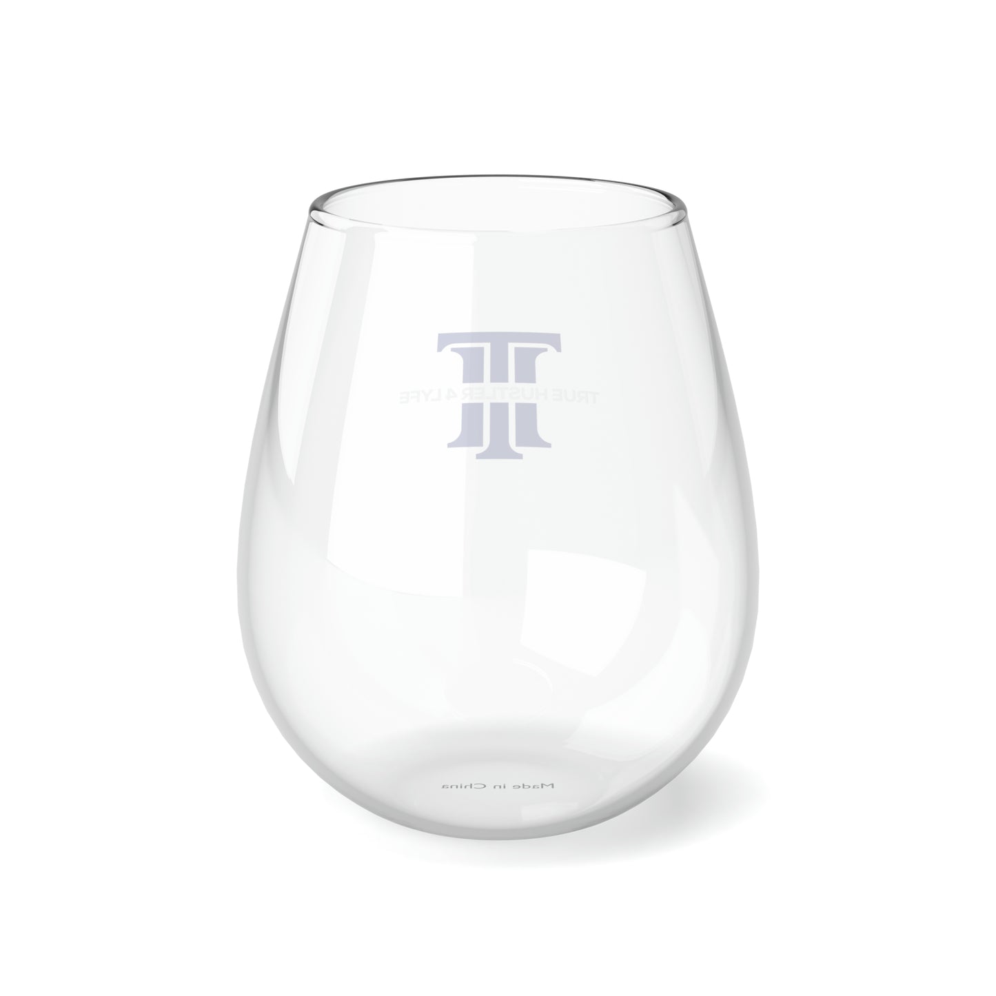 True Hustler 4 Lyfe Stemless Wine Glass, 11.75oz