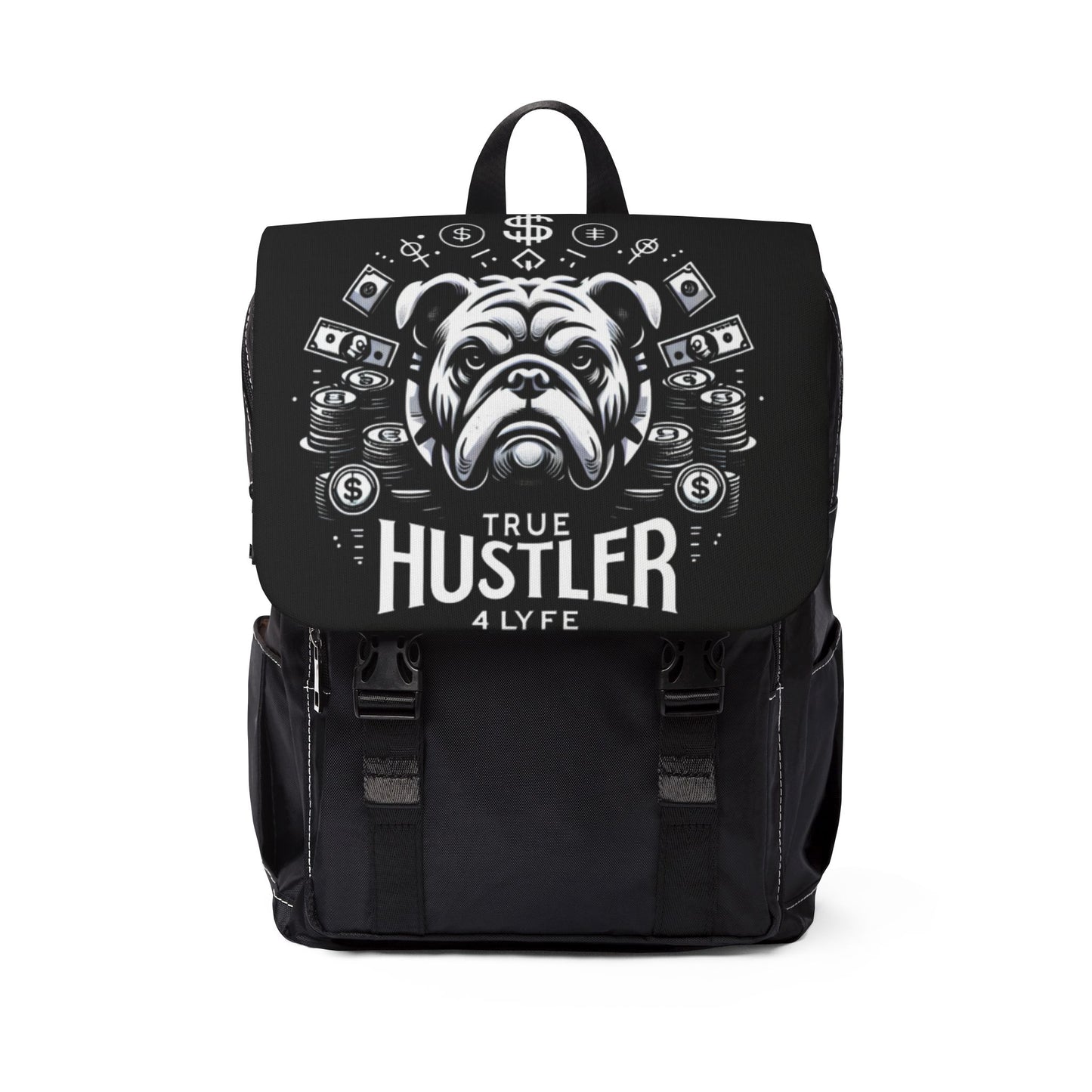 True Hustler 4 Lyfe Unisex Casual Shoulder Backpack