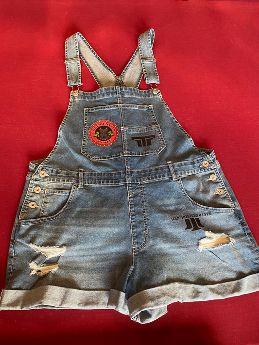 Title: Retro Chic TH4L Lightwash 80's Shortalls- Size 15-17 Juniors