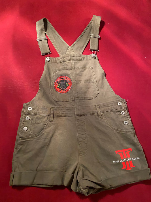 Bold Command - TH4L Military Green Shortalls with Red Logo