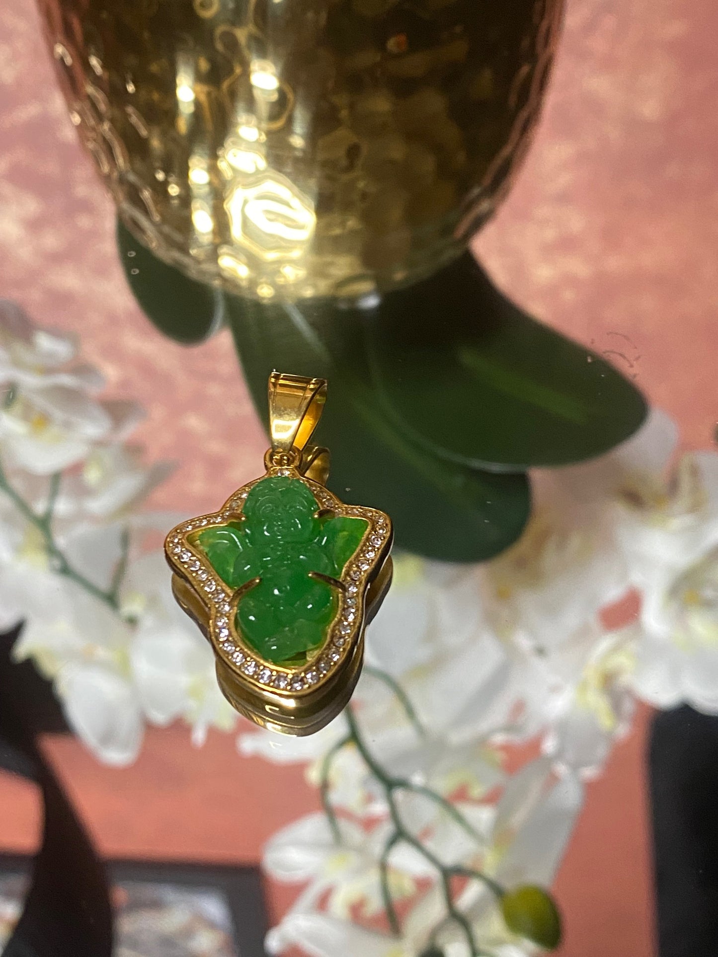 Beautiful Jade Angel Pendant