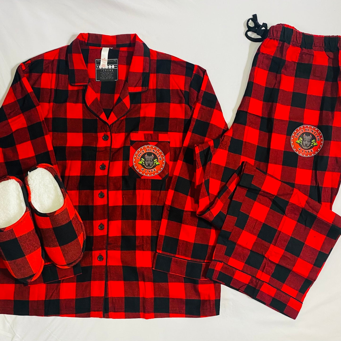 Womens 2-piece Grind Flannel Pajama Set